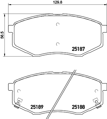 Klocki hamulcowe HELLA 8DB 355 019-791