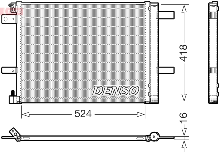 Skraplacz, klimatyzacja DENSO DCN07062