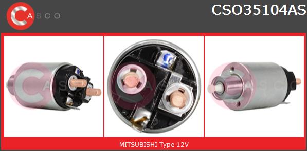 Elektromagnes rozrusznika CASCO CSO35104AS