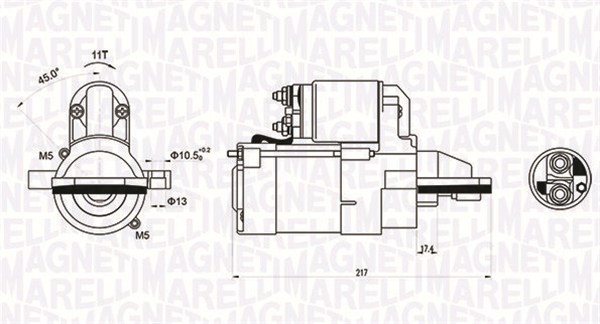 Rozrusznik MAGNETI MARELLI 063721246010