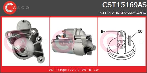 Rozrusznik CASCO CST15169AS