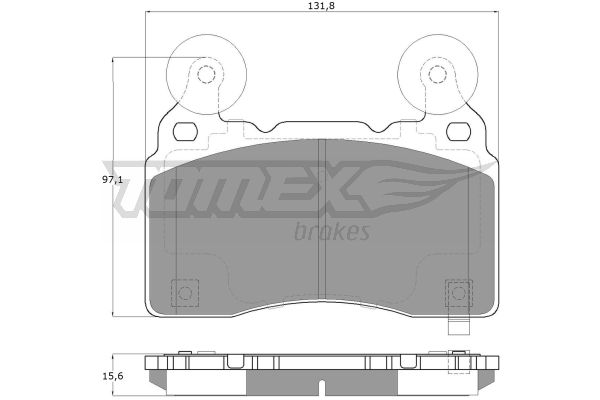 Klocki hamulcowe TOMEX BRAKES TX 18-89