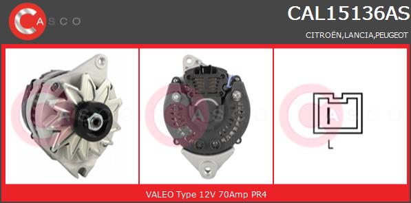 Alternator CASCO CAL15136AS