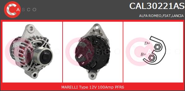 Alternator CASCO CAL30221AS