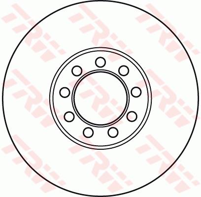 Tarcza hamulcowa TRW DF4994S