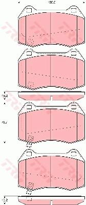 Klocki hamulcowe TRW GDB3381