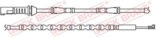 Czujnik zużycia klocków QUICK BRAKE WS 0289 A