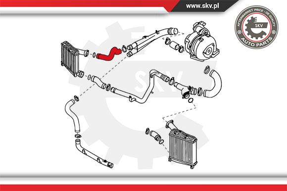 Przewód powietrza doładowującego ESEN SKV 24SKV195