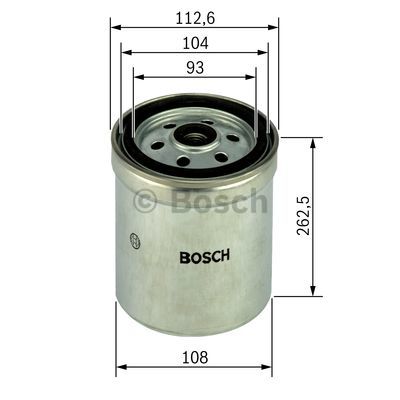 Filtr paliwa BOSCH F 026 402 017