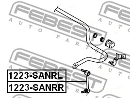 Łącznik stabilizatora FEBEST 1223-SANRL