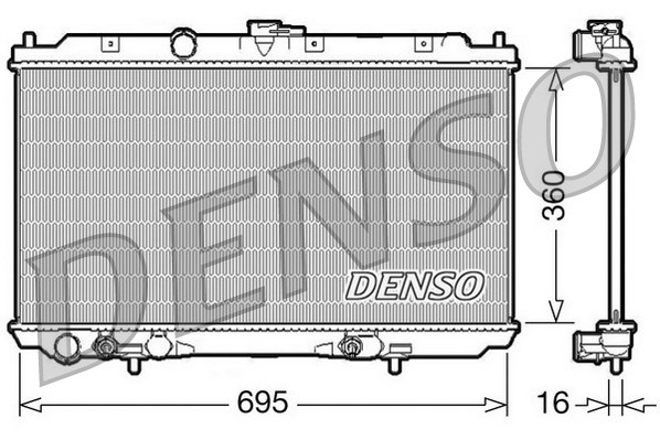 Chłodnica DENSO DRM46028
