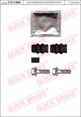 Zestaw naprawczy zacisk hamulcowy QUICK BRAKE 113-1464