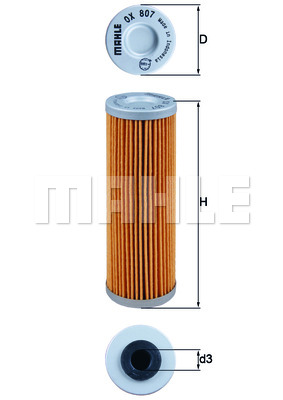 Filtr oleju KNECHT OX 807