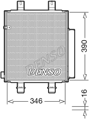 Skraplacz klimatyzacji DENSO DCN35004