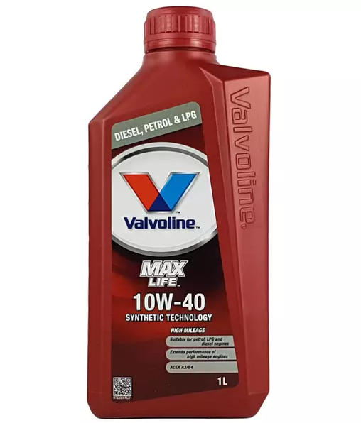 Olej silnikowy VALVOLINE 10W40 MAX LIFE 1L