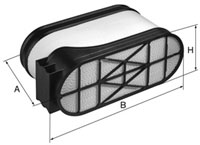 Filtr powietrza MANN-FILTER CP 33 280