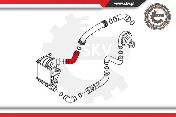 Przewód powietrza doładowującego ESEN SKV 24SKV186