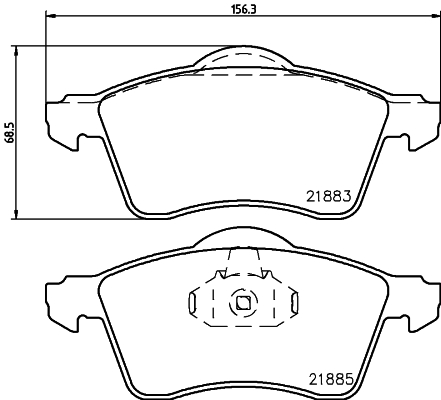 Klocki hamulcowe HELLA 8DB 355 008-011