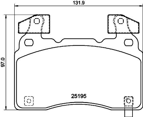 Klocki hamulcowe BREMBO P 10 064