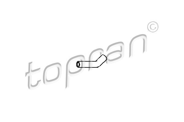 Przewód układu chłodzenia TOPRAN 205 709