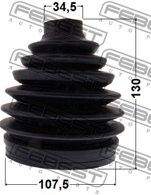 Osłona przegubu FEBEST 0417P-V97WR