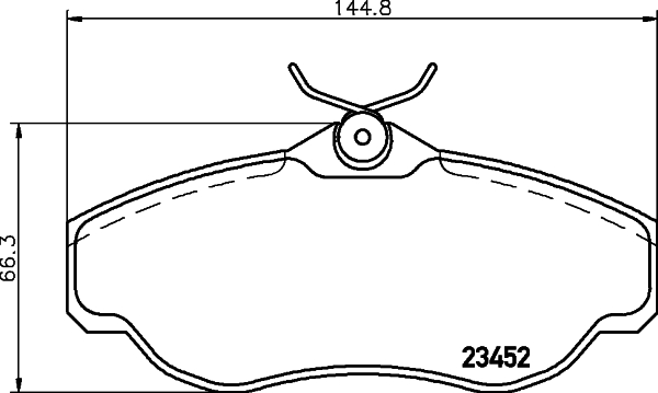 Klocki hamulcowe HELLA 8DB 355 009-531