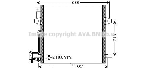 Skraplacz klimatyzacji AVA QUALITY COOLING MS5406D