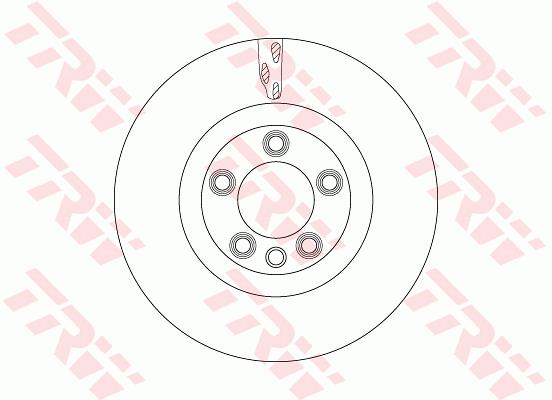 Tarcza hamulcowa TRW DF6772S