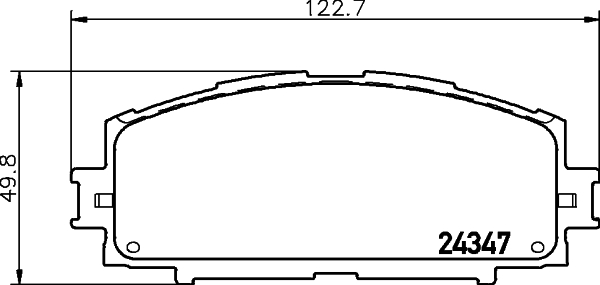 Klocki hamulcowe HELLA 8DB 355 012-361