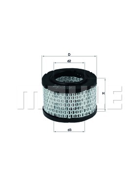 Filtr powietrza KNECHT LX 191