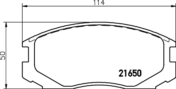 Klocki hamulcowe HELLA 8DB 355 017-161