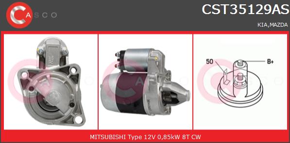 Rozrusznik CASCO CST35129AS