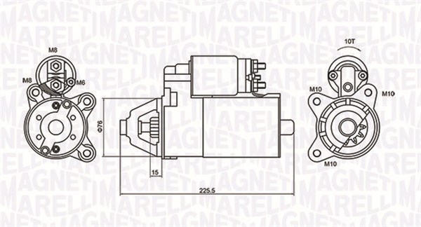 Rozrusznik MAGNETI MARELLI 063721336010