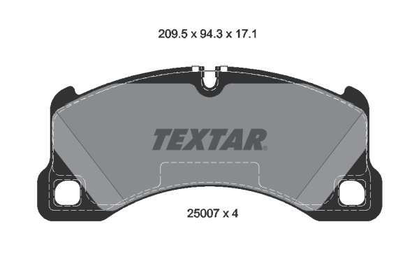 Klocki hamulcowe TEXTAR 2500703