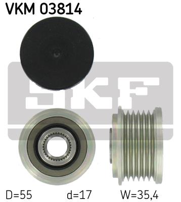 Sprzęgło alternatora SKF VKM 03814