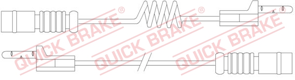 Czujnik zużycia klocków QUICK BRAKE WS 0176 A