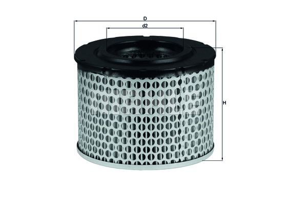 Filtr powietrza MAHLE LX 255