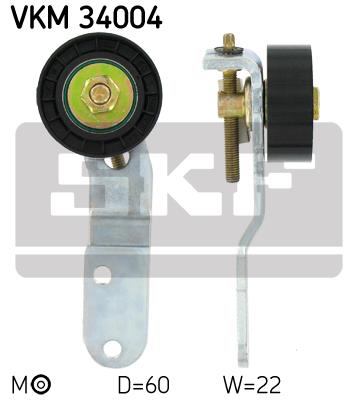 Rolka napinacza paska osprzętu SKF VKM 34004