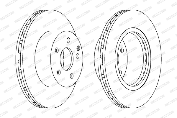 Tarcza hamulcowa FERODO DDF1688