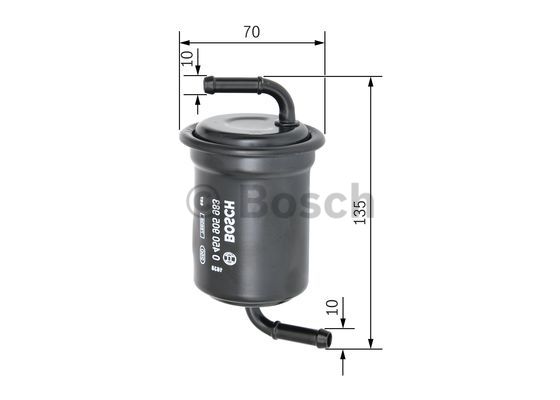 Filtr paliwa BOSCH 0 450 905 983