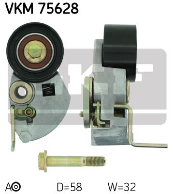 Rolka napinacza paska rozrządu SKF VKM 75628