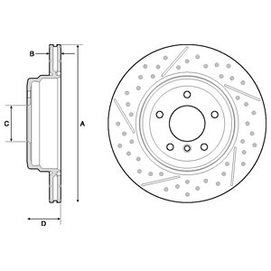Tarcza hamulcowa DELPHI BG4714C