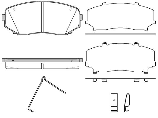 Klocki hamulcowe REMSA 1267.02