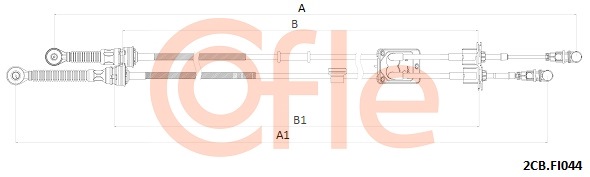 Linka dźwigni zmiany biegów COFLE 2CB.FI044