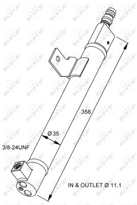 Osuszacz klimatyzacji NRF 33281