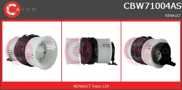 Wentylator wnętrza CASCO CBW71004AS