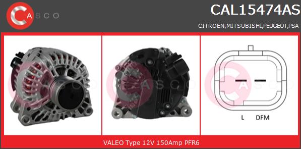 Alternator CASCO CAL15474AS