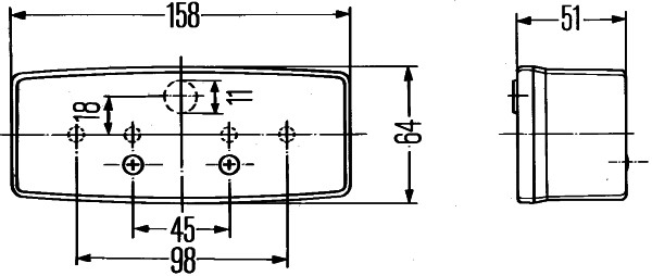 Lampa tylna zespolona HELLA 2SE 997 111-011