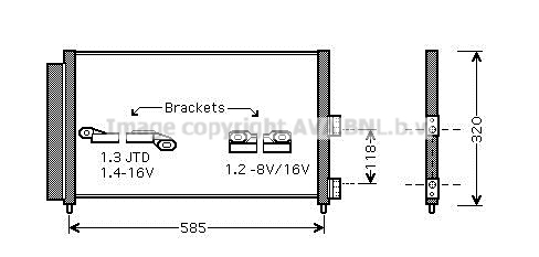 Skraplacz klimatyzacji AVA QUALITY COOLING FT5289D