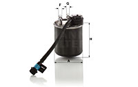 Filtr paliwa MANN-FILTER WK 820/23